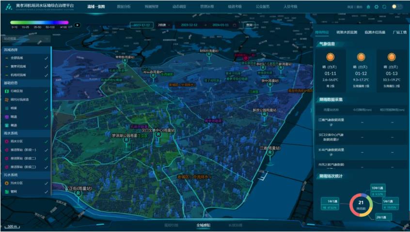 2024优秀案例丨黄孝河机场河流域智慧管控平台